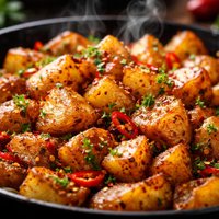 Spicy Pan Potatoes
