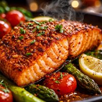 Spicy Pan Seared Salmon