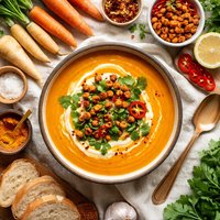 Spicy Parsnip and Carrot Soup