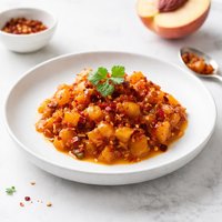 Spicy Peach Chutney