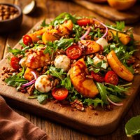 Spicy Peach Salad