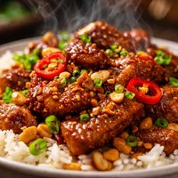 Spicy Peanut Pork