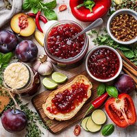 Spicy Pepper Plum Jam