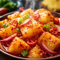 Spicy Pineapple Pickle Acar Nenas