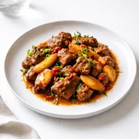 Spicy Pork Casserole with Apple