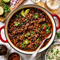 Spicy Pot Roast with Black Beans and Bock Beer