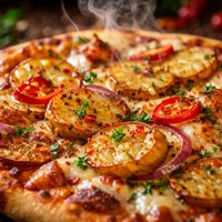 Spicy Potato Pizza
