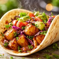 Spicy Potato Soft Taco