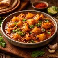 Spicy Potatoes Rasadar Aloo