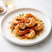 Spicy Prawns in White Wine Sauce