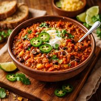 Spicy Red Lentil Chili