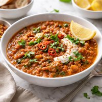 Spicy Red Lentil Stew