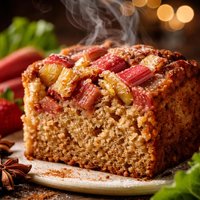 Spicy Rhubarb Cake