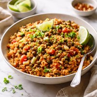 Spicy Rice and Black Eyed Peas