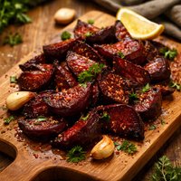 Spicy Roasted Beetroot
