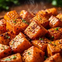 Spicy Roasted Sweet Potatoes