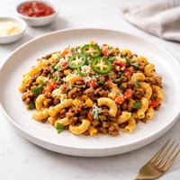 Spicy Salsa Mac Beef