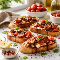 Spicy Sausage Brochettas