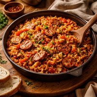 Spicy Sausage Rice