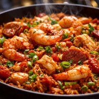 Spicy Seafood Jambalaya