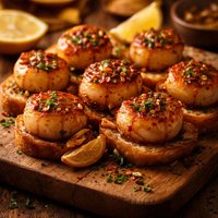 Spicy Seared Scallops Tapas