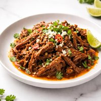 Spicy Shredded Mexi Beef Roast Crock Pot