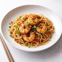 Spicy Shrimp and Noodles