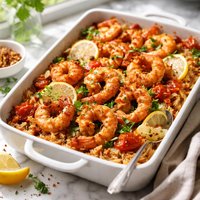 Spicy Shrimp Bake
