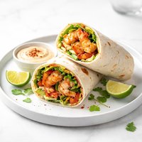 Spicy Shrimp or Chicken Wraps