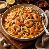 Spicy Shrimp Pasta Cream Sauce