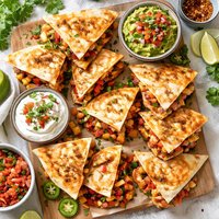 Spicy Shrimp Quesadillas