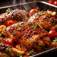 Spicy Sicilian Baked Chicken