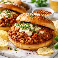 Spicy Sloppy Italian Joes
