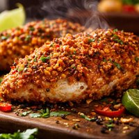 Spicy Spud Crusted Chicken