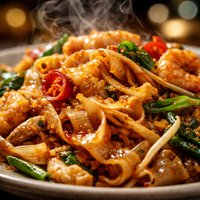 Spicy Stir Fried Rice Noodle