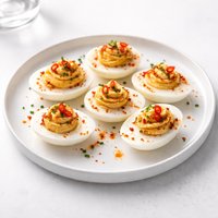 Spicy Sweet Deviled Eggs