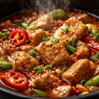 Spicy Szechwan Pork Stew Low Fat Low Calorie