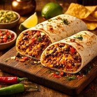 Spicy Tex Mex Burrito