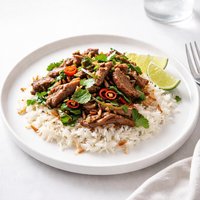 Spicy Thai Beef Rice
