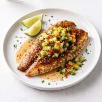 Spicy Tilapia W Pineapple Jalapeno Pepper Relish