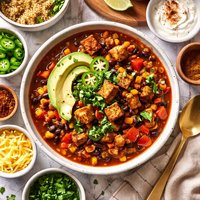 Spicy Tofu Vegetarian Chili