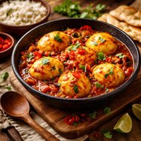 Spicy Tomato Egg Curry