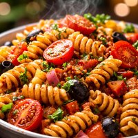 Spicy Tomato Pasta Salad