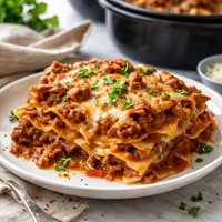 Spicy Turkey Lasagna for the Crock Pot