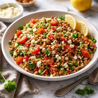 Spicy Wheatberry Salad