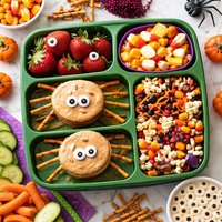 Spider Pretzels Halloween Lunch Box Surprise