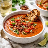 Spiked and Spicy Tomato Soup