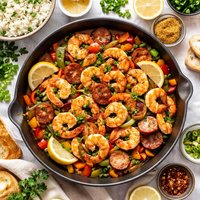 Spiked Shrimp and Sausage