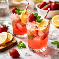 Spiked Strawberry Lemonade