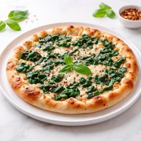 Spinach Alfredo Pizza Vegan